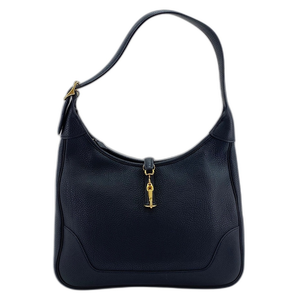 HERMES Trim 31 Shoulder Bag, Black